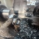 []沈阳I5T5.2数控斜规刀塔机床一台，8寸中空 液压卡盘，.